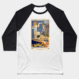 St Raphaël France Vintage Poster 1930s Baseball T-Shirt